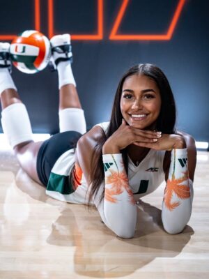 Ava Carney hot volleyball