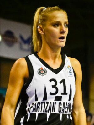 Milica Dabovic play basketball